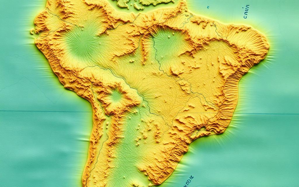 Mapa Físico do Brasil